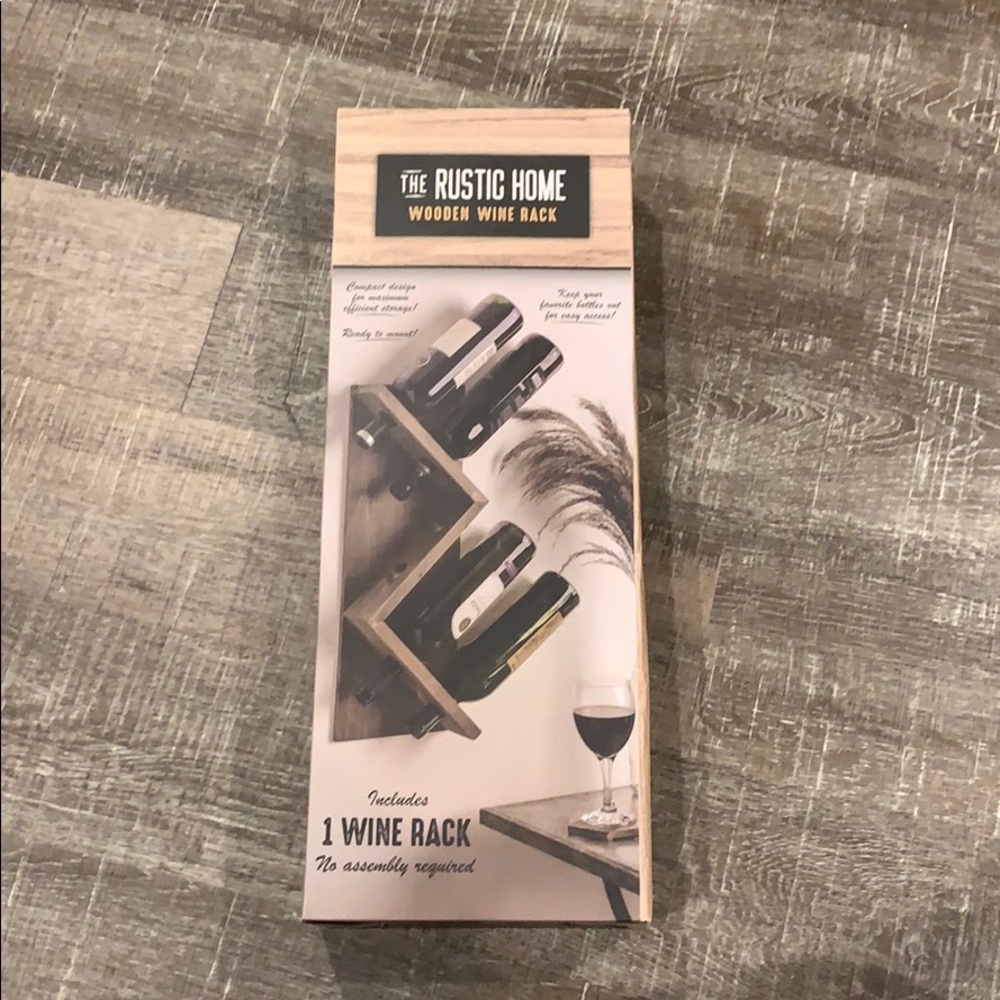 Wine bottle rack